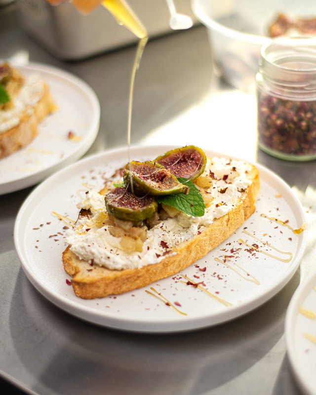 The fig daddy toast at Cotta hidden rooftop cafe, Kuala Lumpur